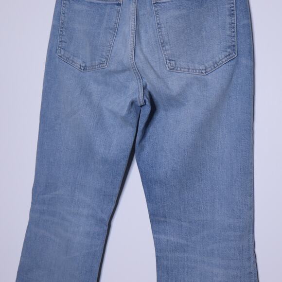 7 FOR ALL MANKIND Beauty Denim Easy Boot Light Wash Blue High Rise Women's 27 - Picture 12 of 15